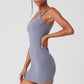 Alosoft Head Start Dress — Fog