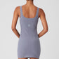 Alosoft Head Start Dress — Fog