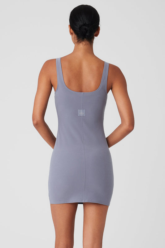 Alosoft Head Start Dress — Fog