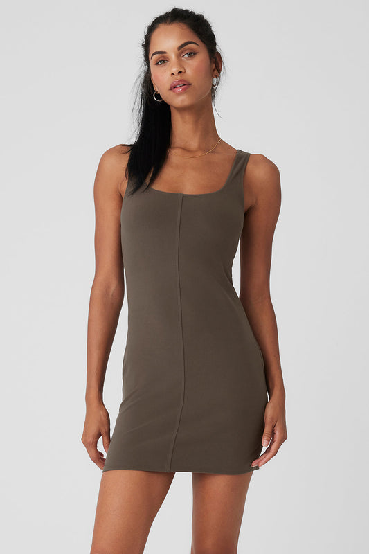 Alosoft Head Start Dress — Olive Tree