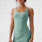Alosoft Head Start Dress — Botanical Green