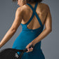 Alosoft Backspin Dress — Eclipse Blue
