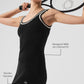 Tennis Club Sweater Knit Dress — Black/Ivory