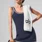 Tennis Club Sweater Knit Dress — Navy/Ivory