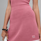 Tennis Club Sweater Knit Dress — Pink Wild Rose/White