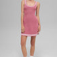 Tennis Club Sweater Knit Dress — Pink Wild Rose/White