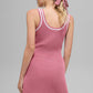 Tennis Club Sweater Knit Dress — Pink Wild Rose/White