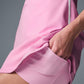 Airbrush Streamlined Dress — Sweet Pink/White
