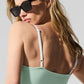 Airbrush Streamlined Dress — Spearmint/White