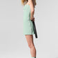 Airbrush Streamlined Dress — Spearmint/White