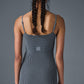 Denim Knit Mini Dress — Steel Grey/Anthracite