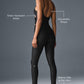 Airlift A — List Onesie — Black