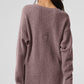 Cashmere Plush Waffle Dress — Mushroom Heather