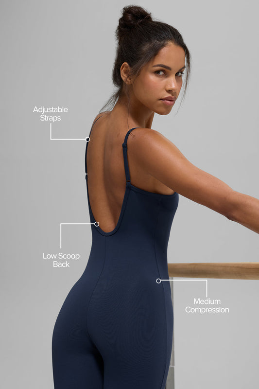 Airbrush One And Done Onesie — Navy