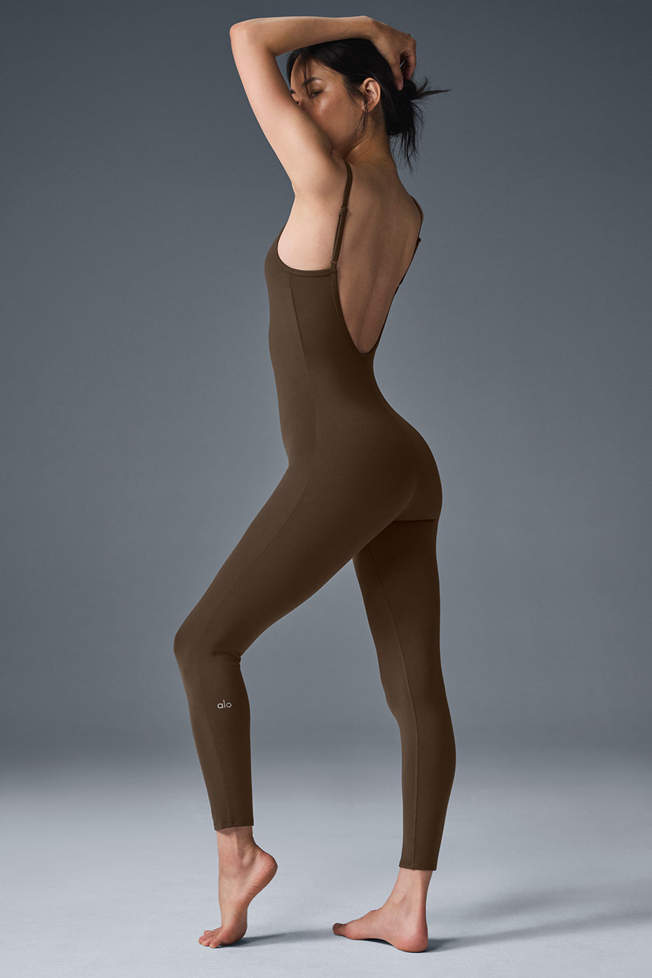 Airbrush One And Done Onesie — Espresso