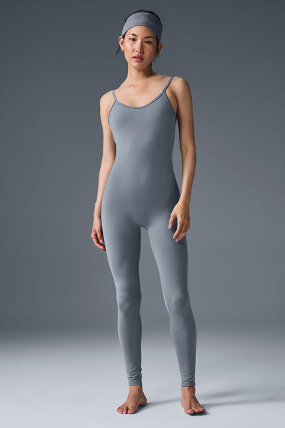 Airbrush One And Done Onesie — Steel Grey