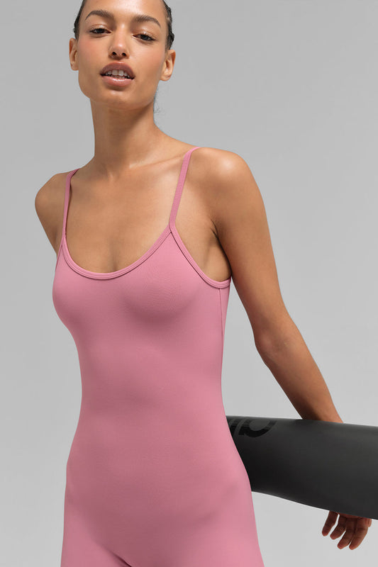 Airbrush One And Done Onesie — Pink Wild Rose