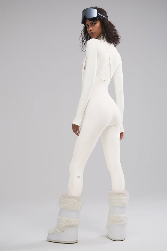 Airlift Winter Warm Ski Time Bib — Ivory