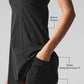 Breezy Tennis Dress — Black