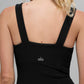 Alosoft Break Point Tennis Dress — Black