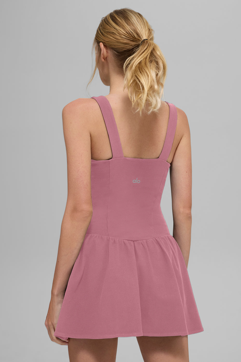 Alosoft Break Point Tennis Dress — Pink Wild Rose