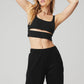 Slit Sports Bra — Black