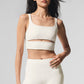 Slit Sports Bra — Ivory
