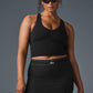 Airbrush Real Sports Bra Tank Top — Black