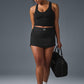 Airbrush Real Sports Bra Tank Top — Black