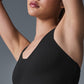 Airbrush Real Sports Bra Tank Top — Black