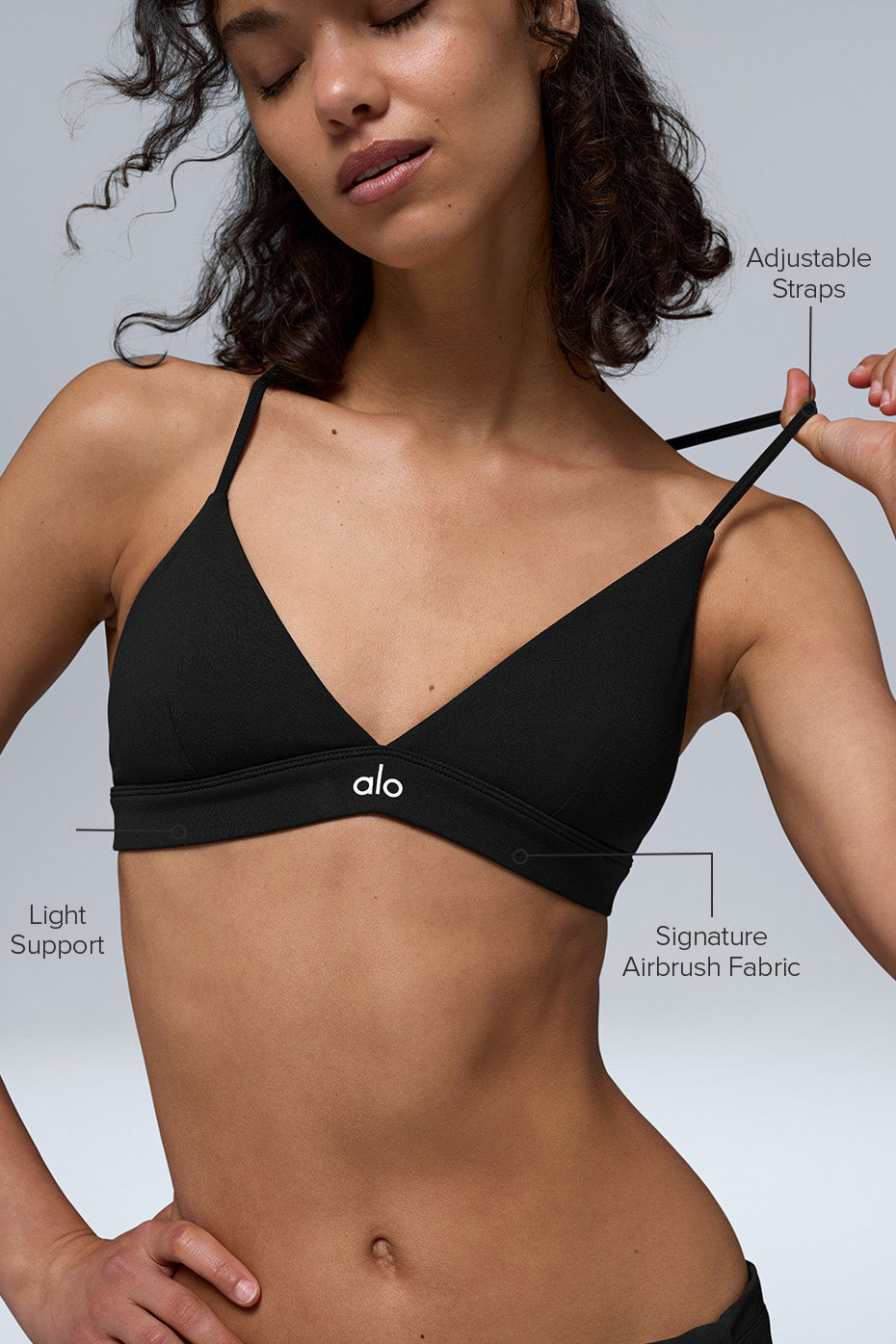 Splendor Sports Bra — Black