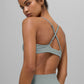 Splendor Sports Bra — Lunar Grey/White
