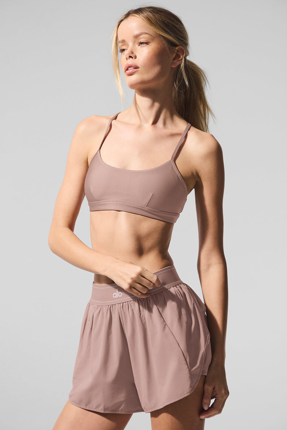 Airlift Intrigue Sports Bra — Taupe