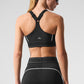 Airlift Suit Up Sports Bra — Black/White