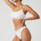Icon Cami Sports Bra — White