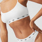 Icon Cami Sports Bra — White
