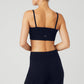 Cashmere Jet Set Sports Bra — Navy