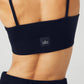 Cashmere Jet Set Sports Bra — Navy