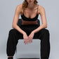 Airmesh Venus Bralette — Black