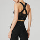 Seamless Open Air Sports Bra — Black