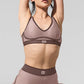 Airlift Line Up Sports Bra — Taupe