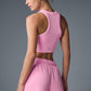 Seamless Delight High Neck Sports Bra — Sweet Pink