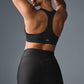 Airlift Advantage Racerback Sports Bra — Black