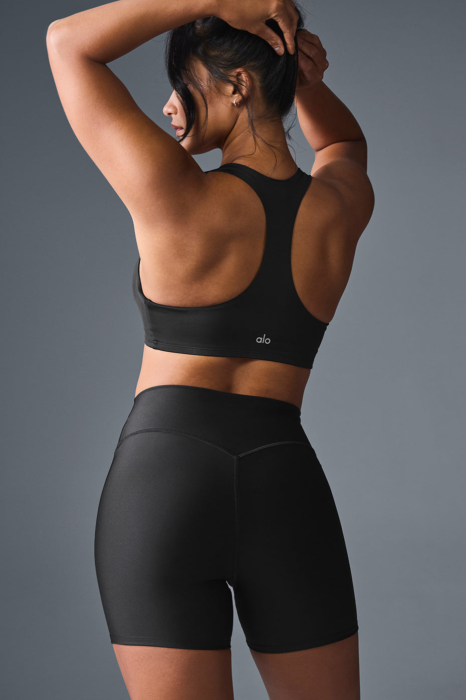 Airlift Advantage Racerback Sports Bra — Black