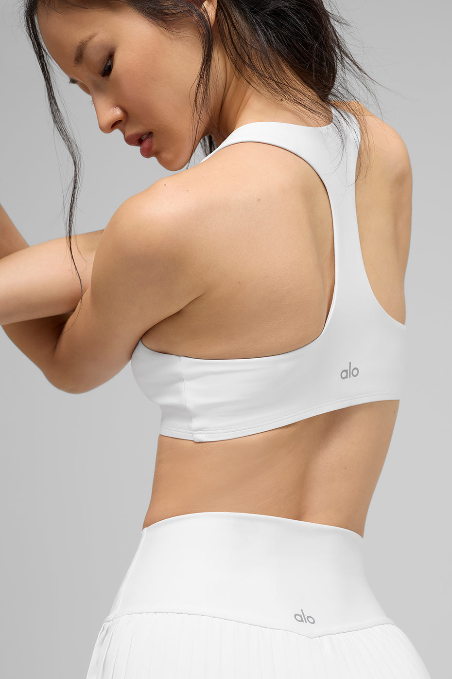 Airlift Advantage Racerback Sports Bra — White