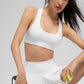 Airlift Advantage Racerback Sports Bra — White