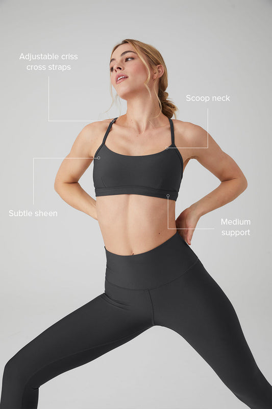 Airlift Intrigue Sports Bra — Anthracite