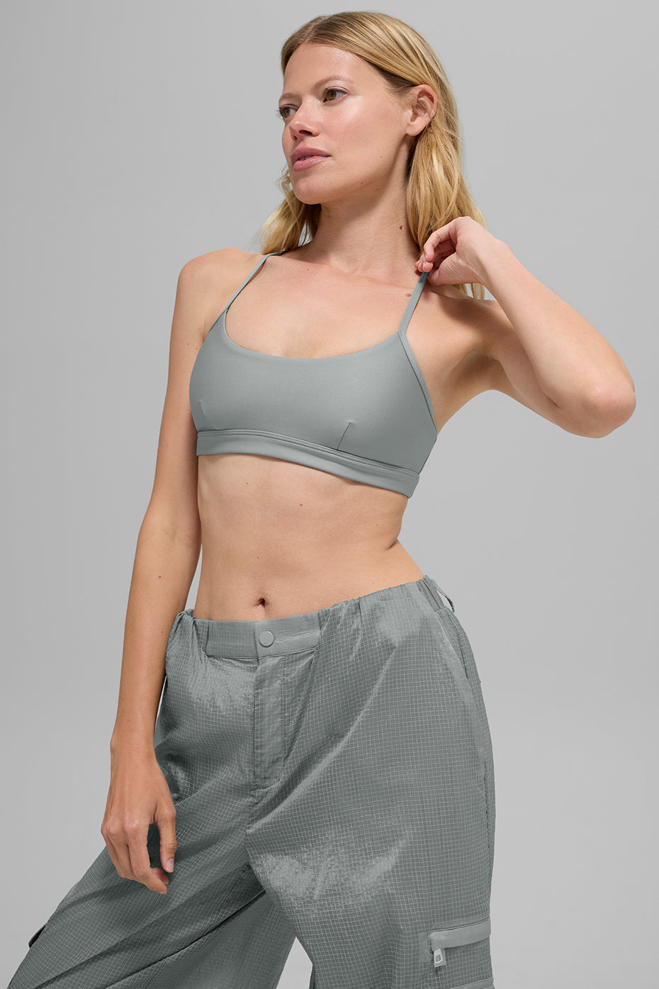 Airlift Intrigue Sports Bra — Lunar Grey