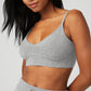 Cashmere Jet Set Sports Bra — Dove Grey Heather