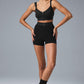Alosoft Molded Showcase Sports Bra — Black